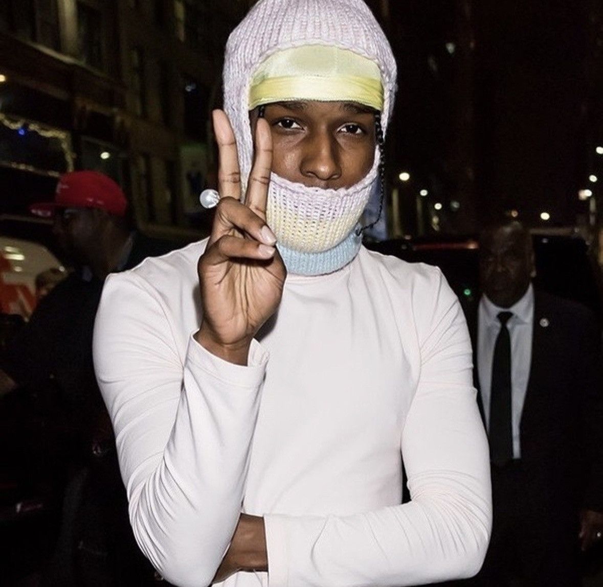 Calvin Klein 205W39NYC FW18 Rare Calvin Keline 205w39nyc Raf Simons ski balaclava Size ONE SIZE - 4 Thumbnail