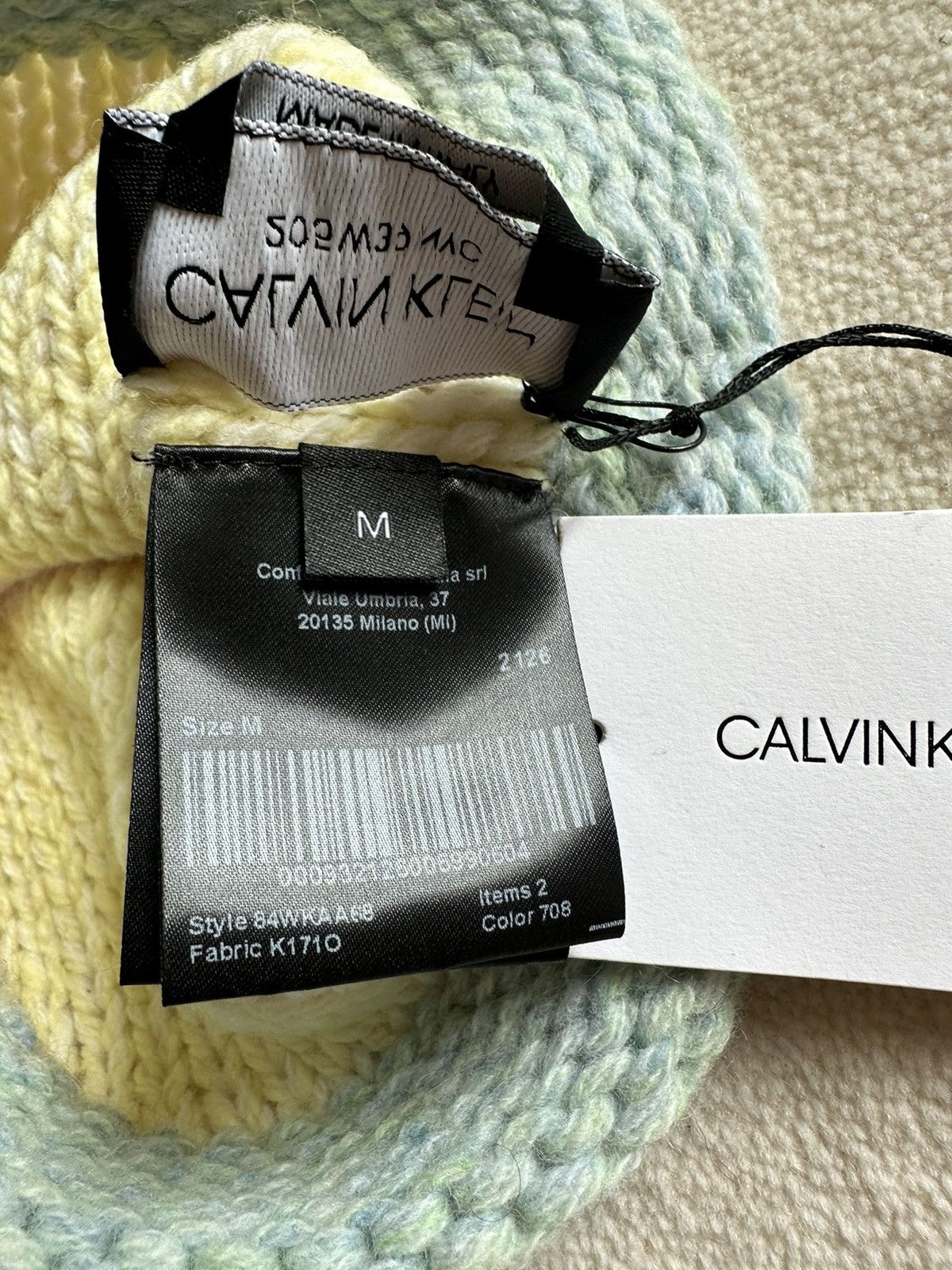 Calvin Klein 205W39NYC FW18 Rare Calvin Keline 205w39nyc Raf Simons ski balaclava Size ONE SIZE - 9 Thumbnail