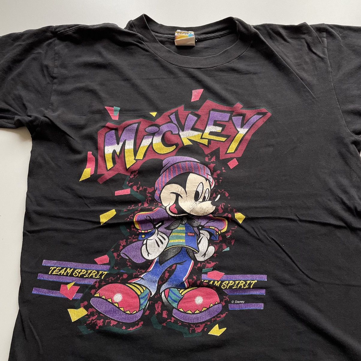 Disney Vintage 1990s Mickey Mouse Cartoon Disney Graphic T Shirt XL Size US L / EU 52-54 / 3 - 2 Thumbnail