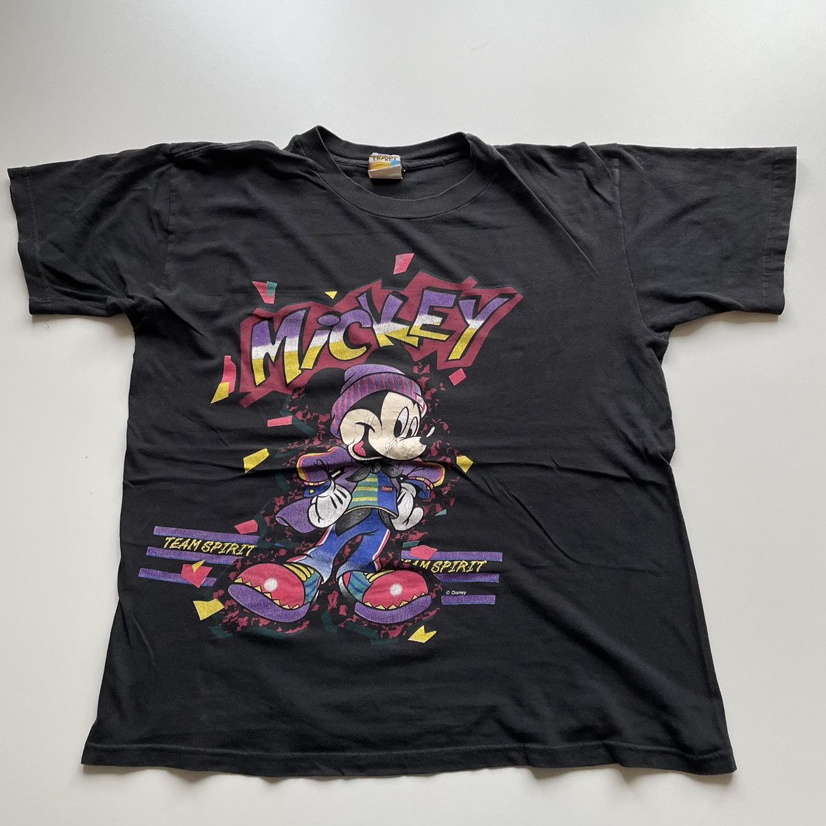Disney Vintage 1990s Mickey Mouse Cartoon Disney Graphic T Shirt XL Size US L / EU 52-54 / 3 - 1 Thumbnail