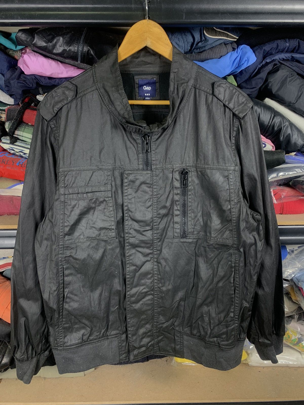 Japanese Brand Vintage Gap Zipper Jacket Size US XL / EU 56 / 4 - 1 Thumbnail