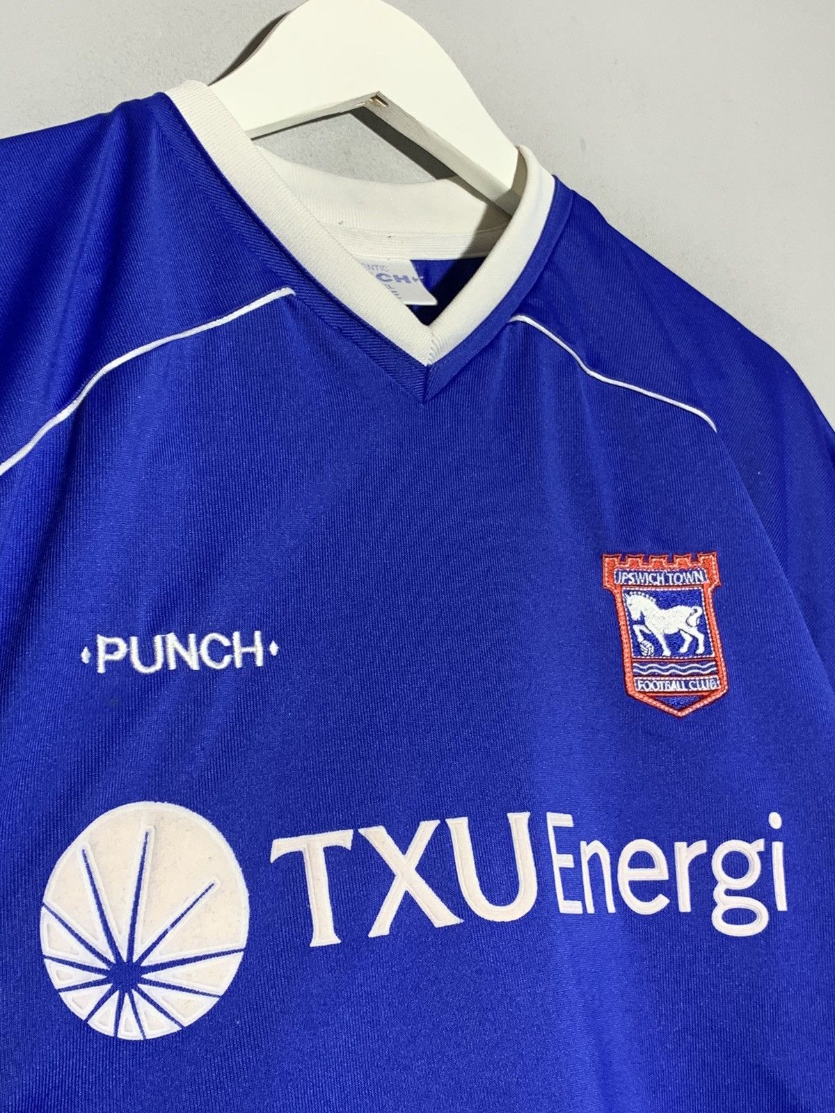 Vintage Ipswich Town 2001/02 Vintage Y2k Streetwear Football Shirt Size US L / EU 52-54 / 3 - 5 Thumbnail