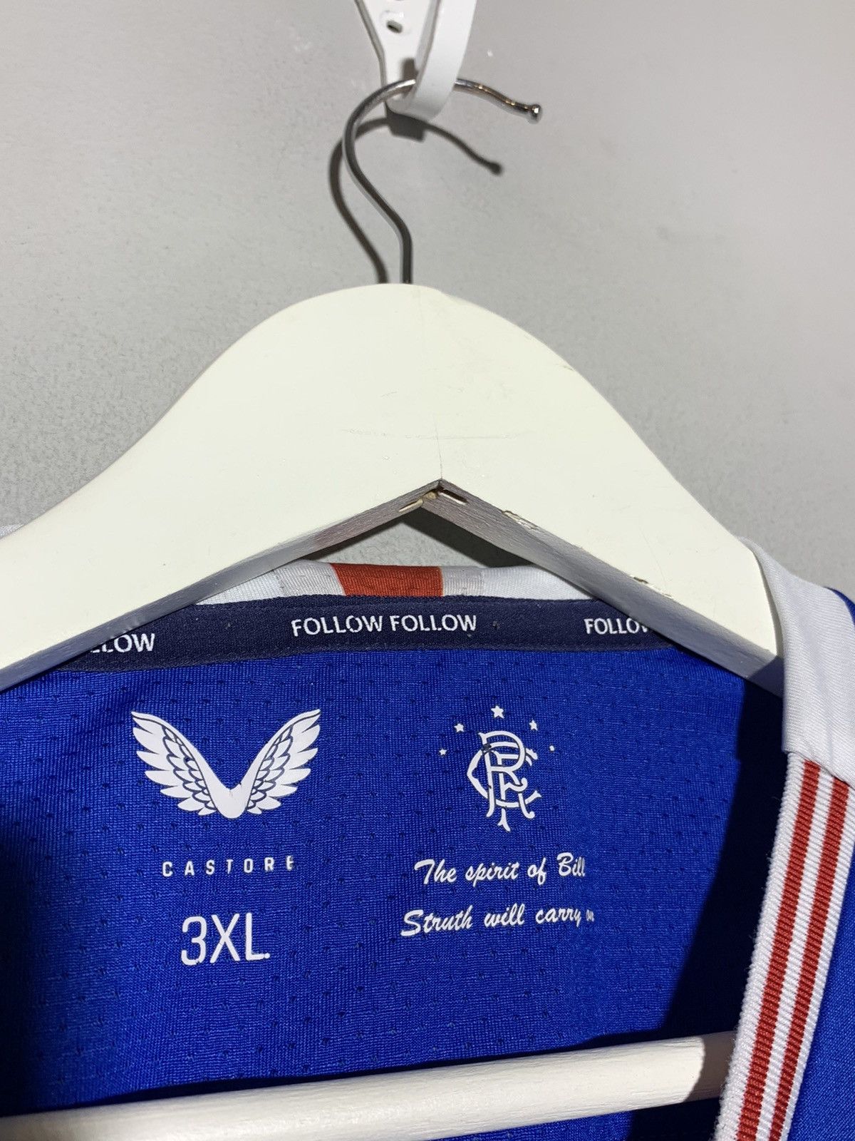 Other Rangers Castore 2020/21 Home Y2k Streetwear Football shirt Size US XXL / EU 58 / 5 - 12 Thumbnail