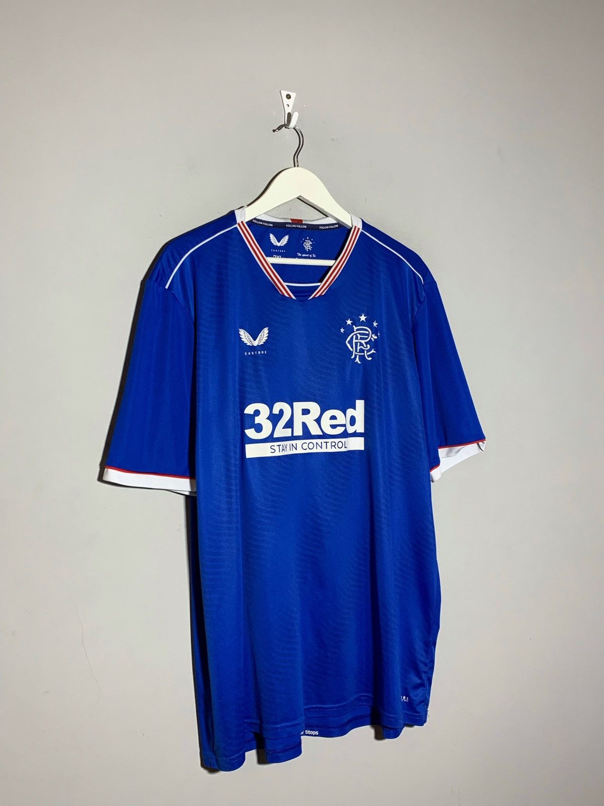 Other Rangers Castore 2020/21 Home Y2k Streetwear Football shirt Size US XXL / EU 58 / 5 - 2 Thumbnail