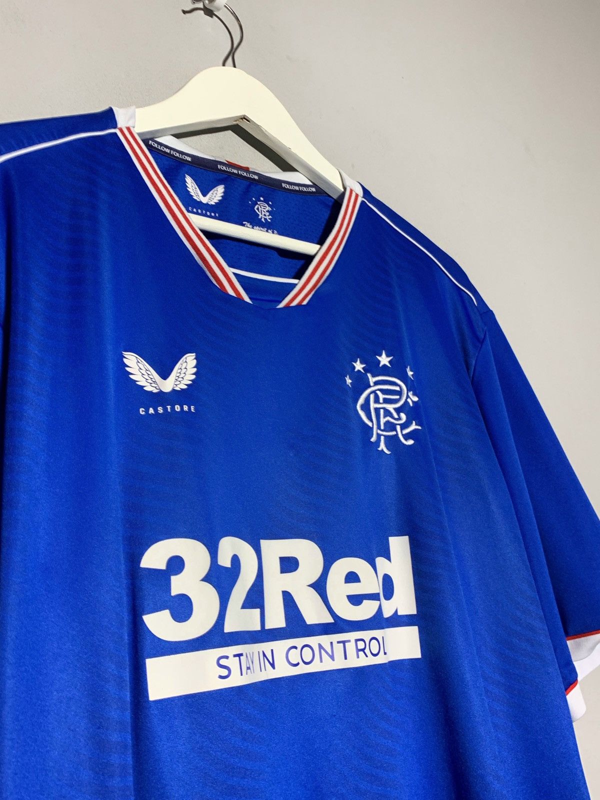 Other Rangers Castore 2020/21 Home Y2k Streetwear Football shirt Size US XXL / EU 58 / 5 - 3 Thumbnail