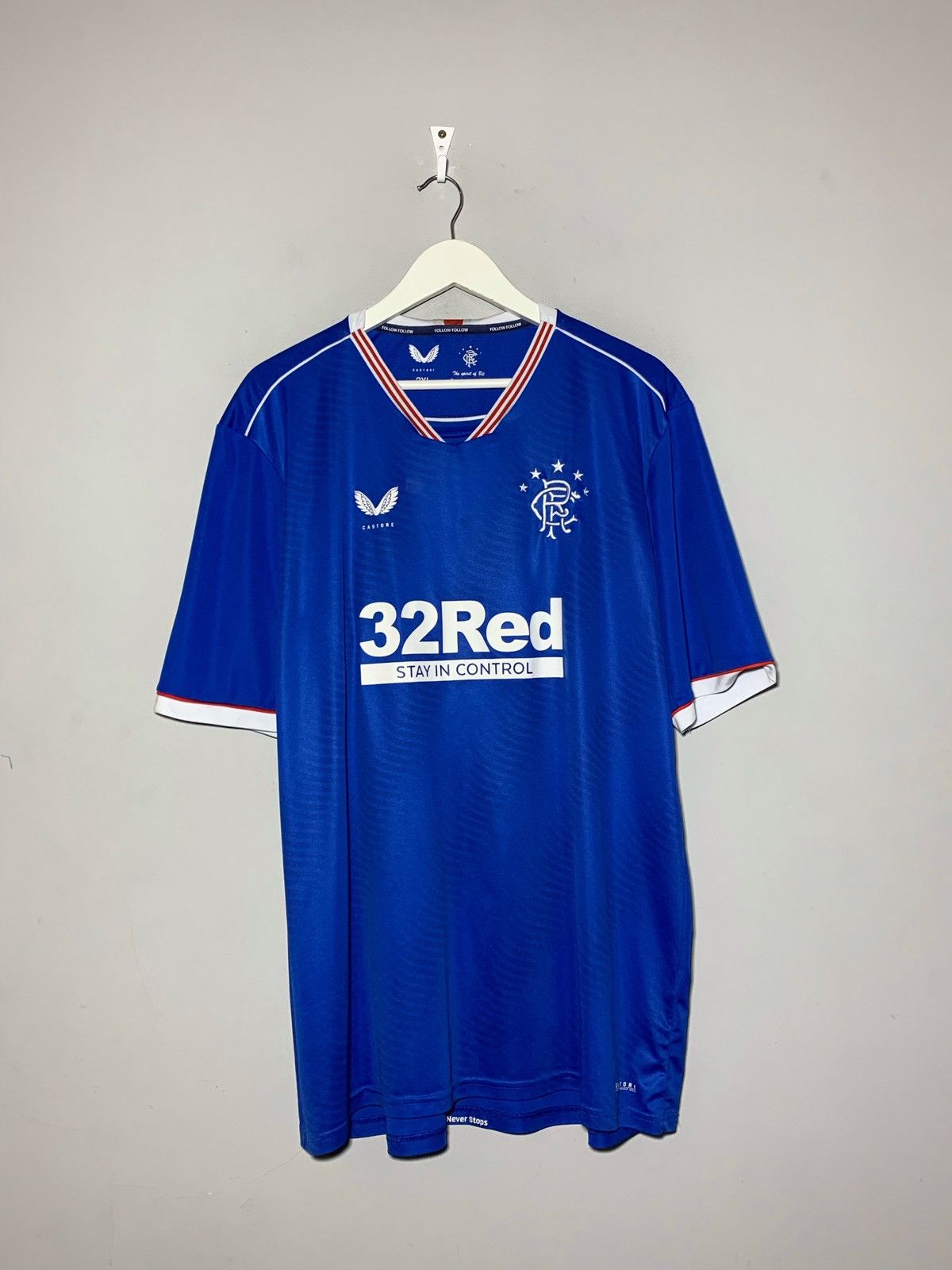 Other Rangers Castore 2020/21 Home Y2k Streetwear Football shirt Size US XXL / EU 58 / 5 - 1 Thumbnail
