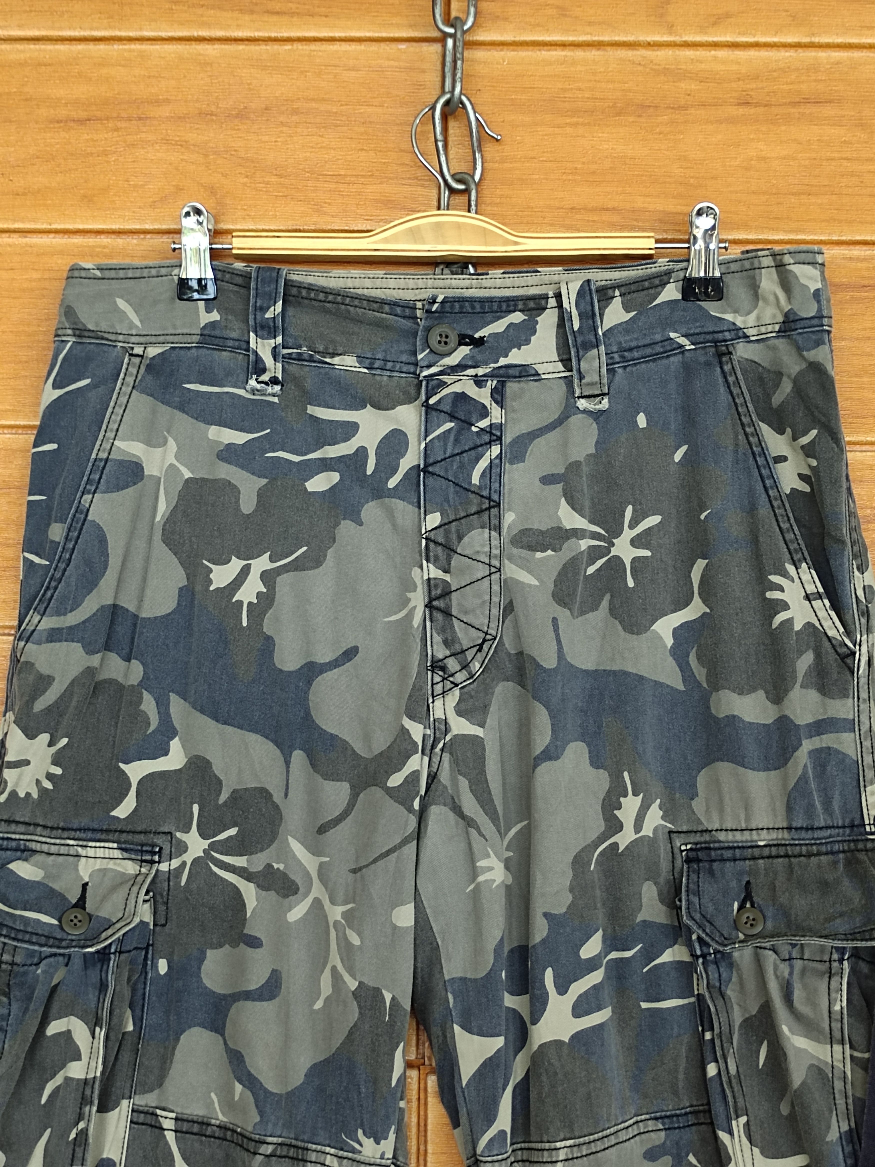 Hysteric Glamour Vintage Sunny Cloud Camouflaged Cargo Short Pants Relax Wear Size US 33 - 3 Thumbnail