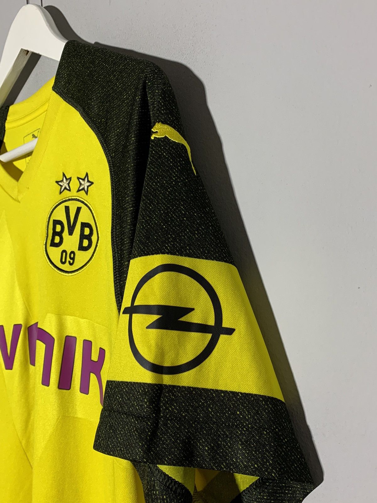 Puma Borussia Dortmund Puma 2018/19 Home Football Shirt Size US L / EU 52-54 / 3 - 8 Thumbnail
