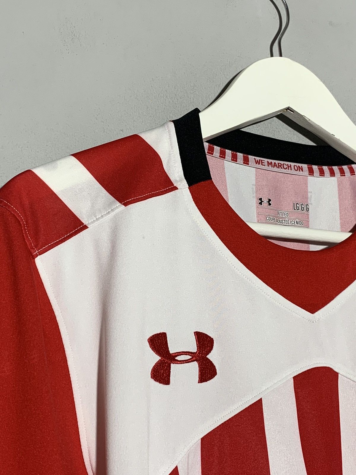 Under Armour Southampton Under Armour 2016/17 Home Football Shirt Size US L / EU 52-54 / 3 - 5 Thumbnail