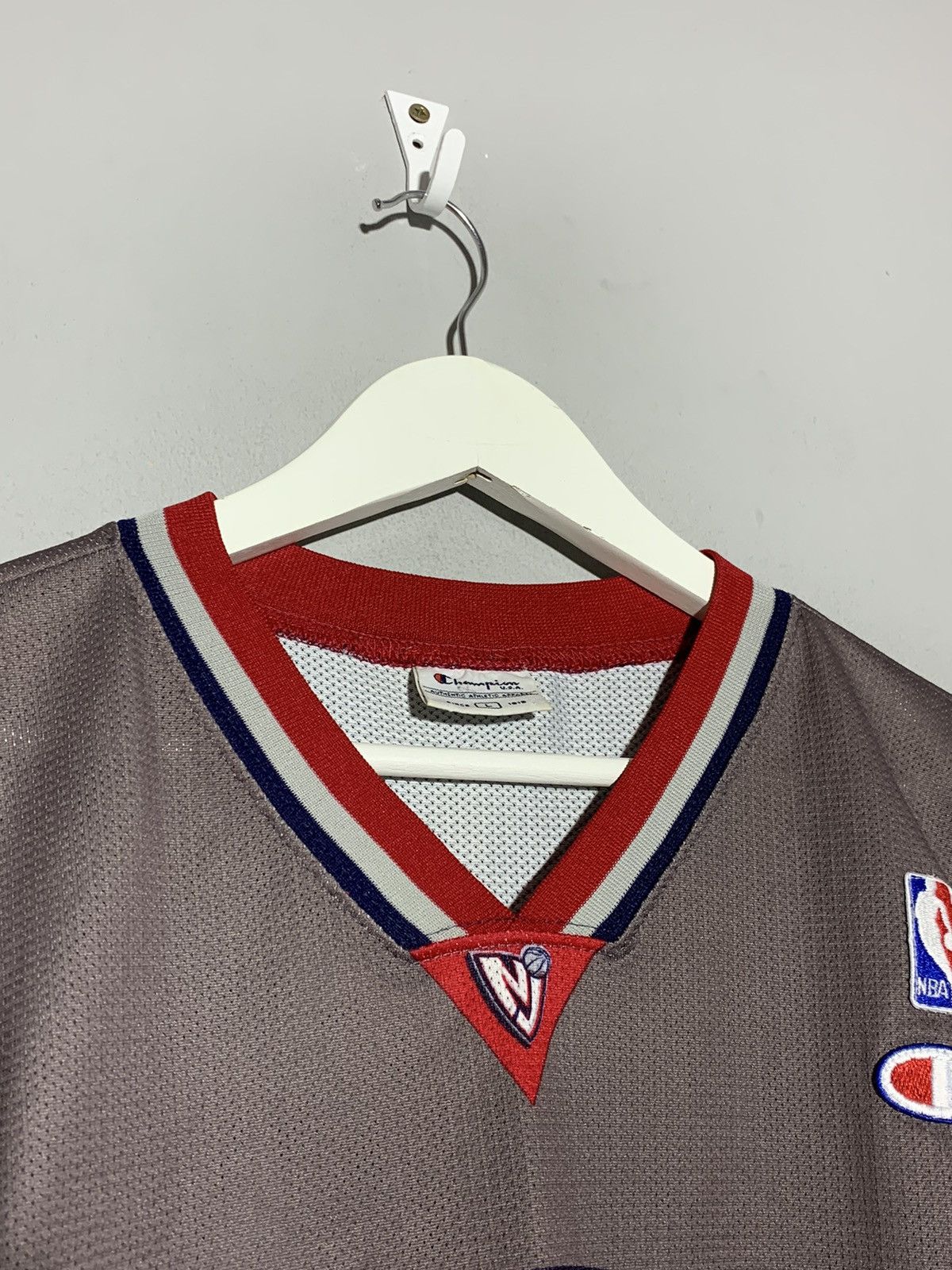 Champion × NBA #5 Jason Kidd New Jersey Y2k Streetwear Champion NBA Jersey Size US L / EU 52-54 / 3 - 5 Thumbnail