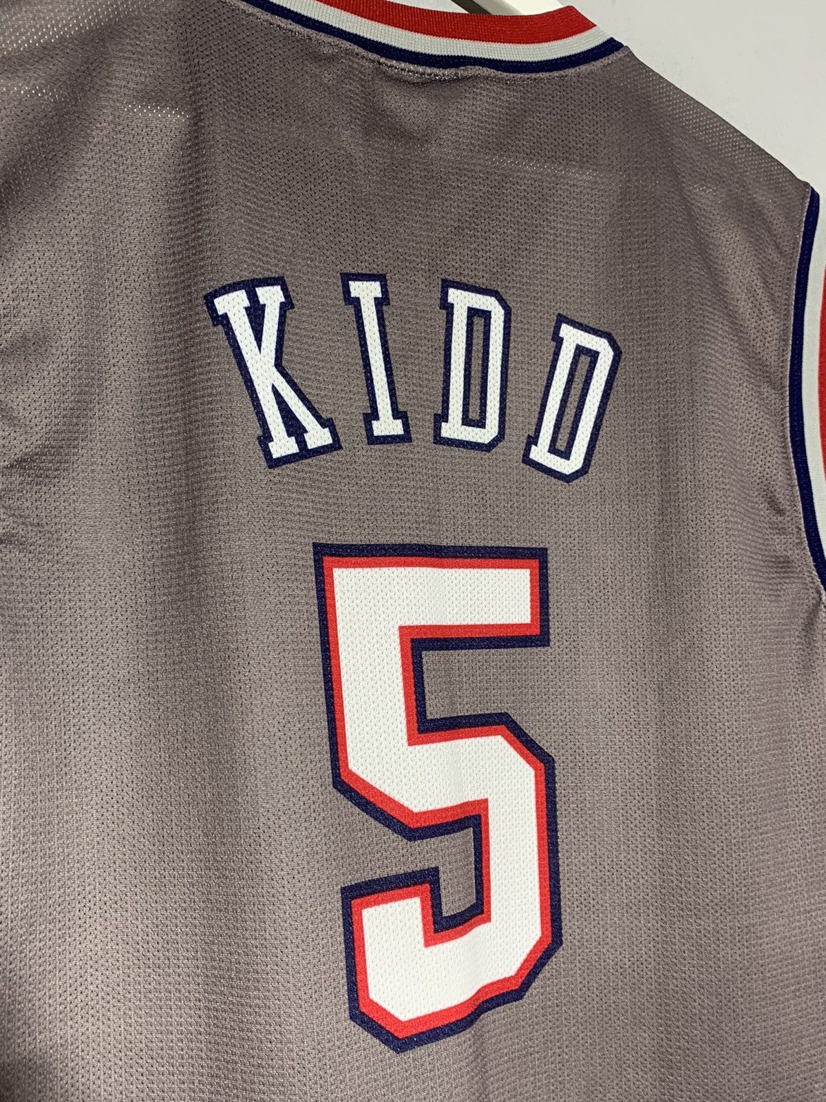 Champion × NBA #5 Jason Kidd New Jersey Y2k Streetwear Champion NBA Jersey Size US L / EU 52-54 / 3 - 10 Thumbnail