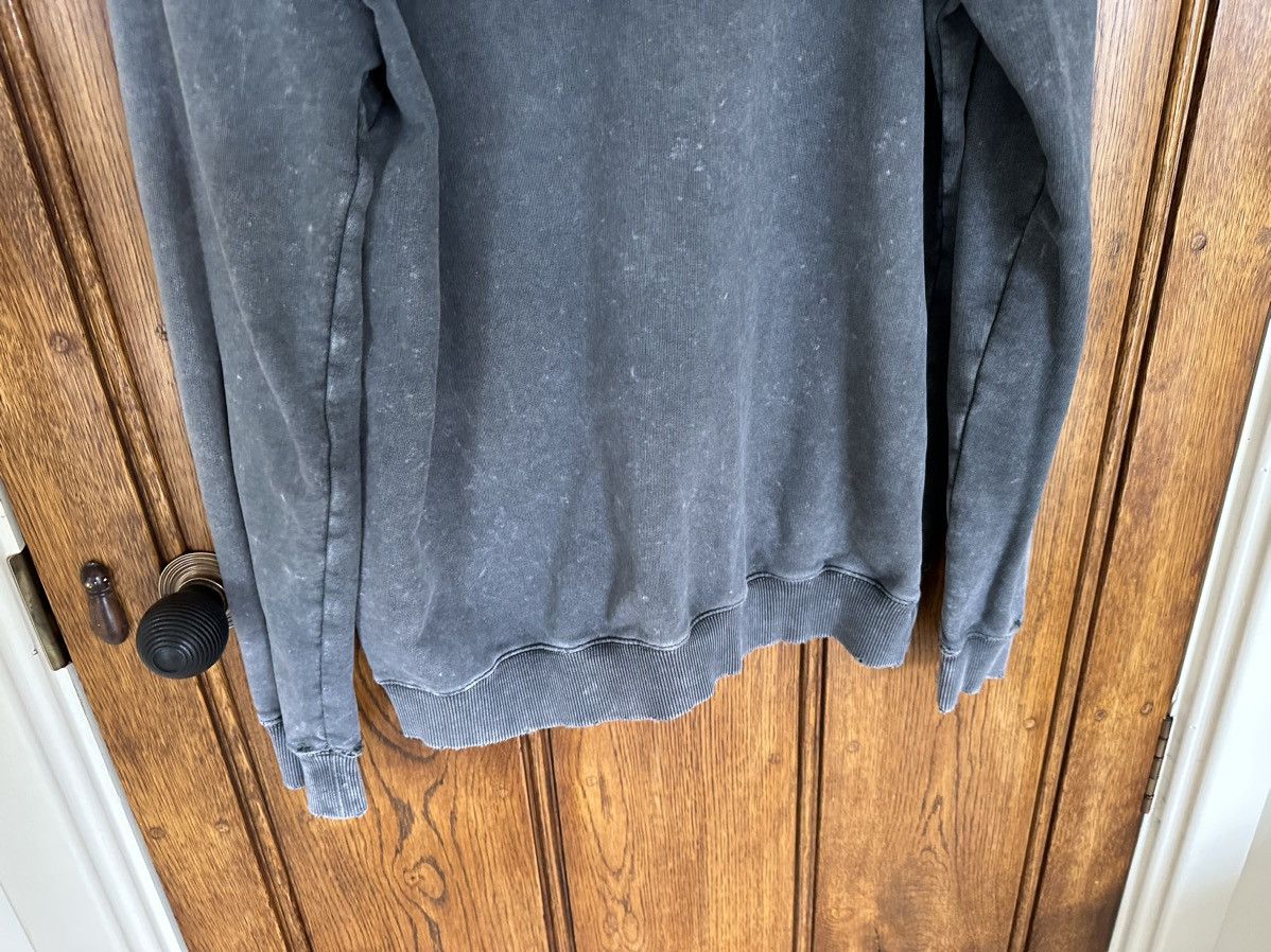 Saint Laurent Paris $890 Saint Laurent acid wash grey Rive Gauche logo hoodie Size US S / EU 44-46 / 1 - 21 Thumbnail