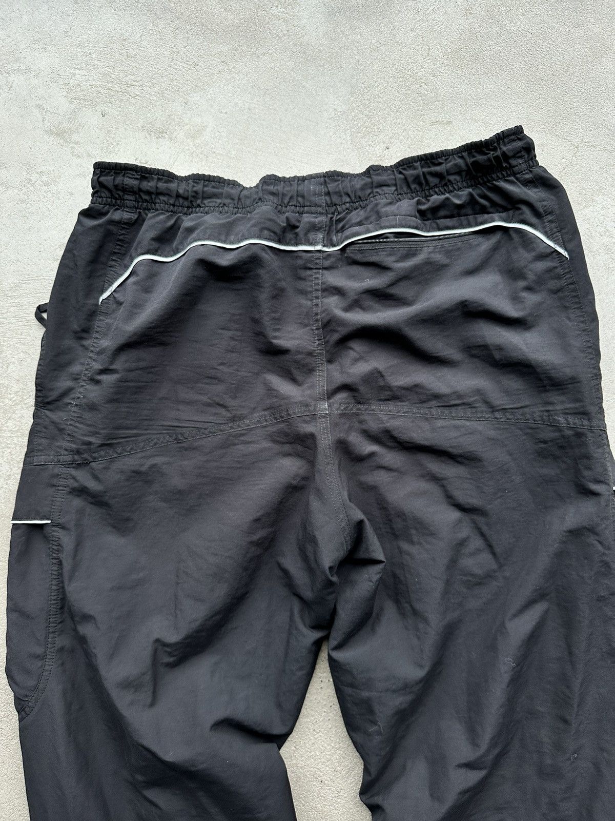 Nike Nylon Drill Track Pants Swoosh Y2K Rap TN