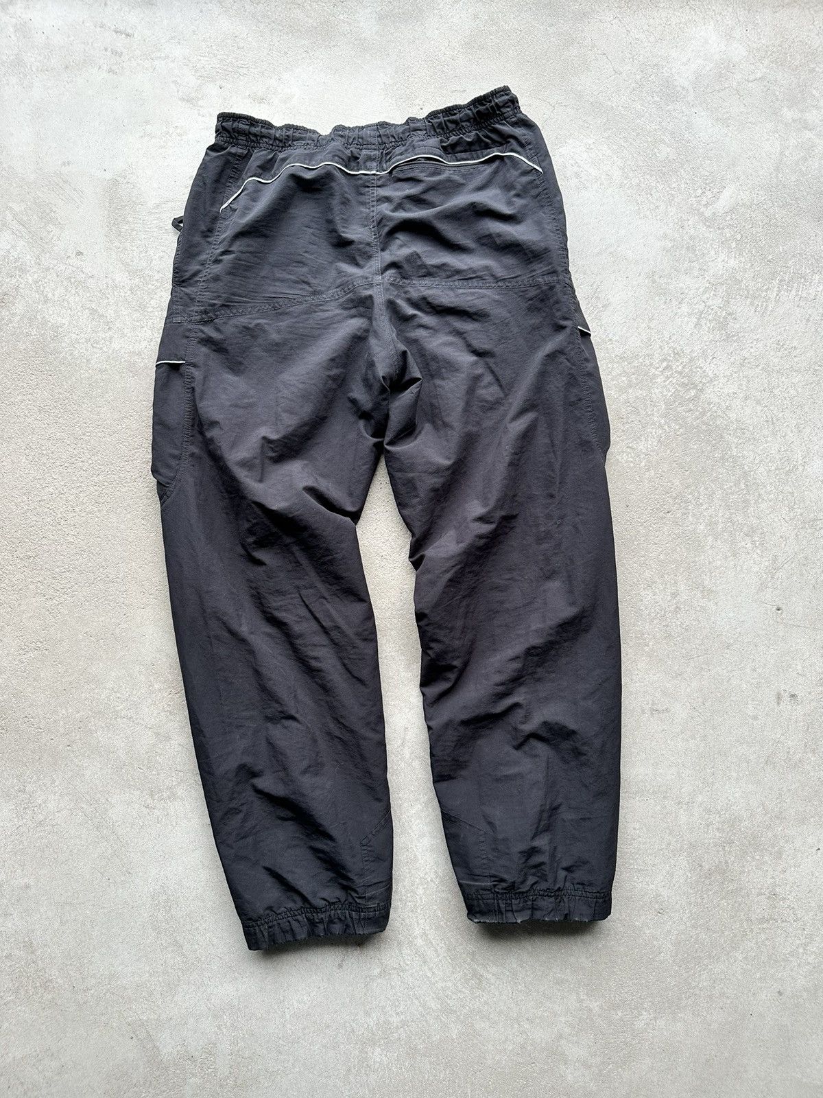 Nike Nylon Drill Track Pants Swoosh Y2K Rap TN