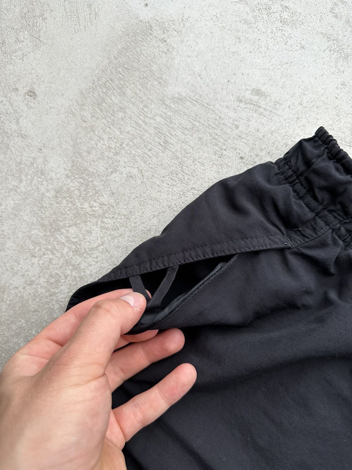Nike Nylon Drill Track Pants Swoosh Y2K Rap TN