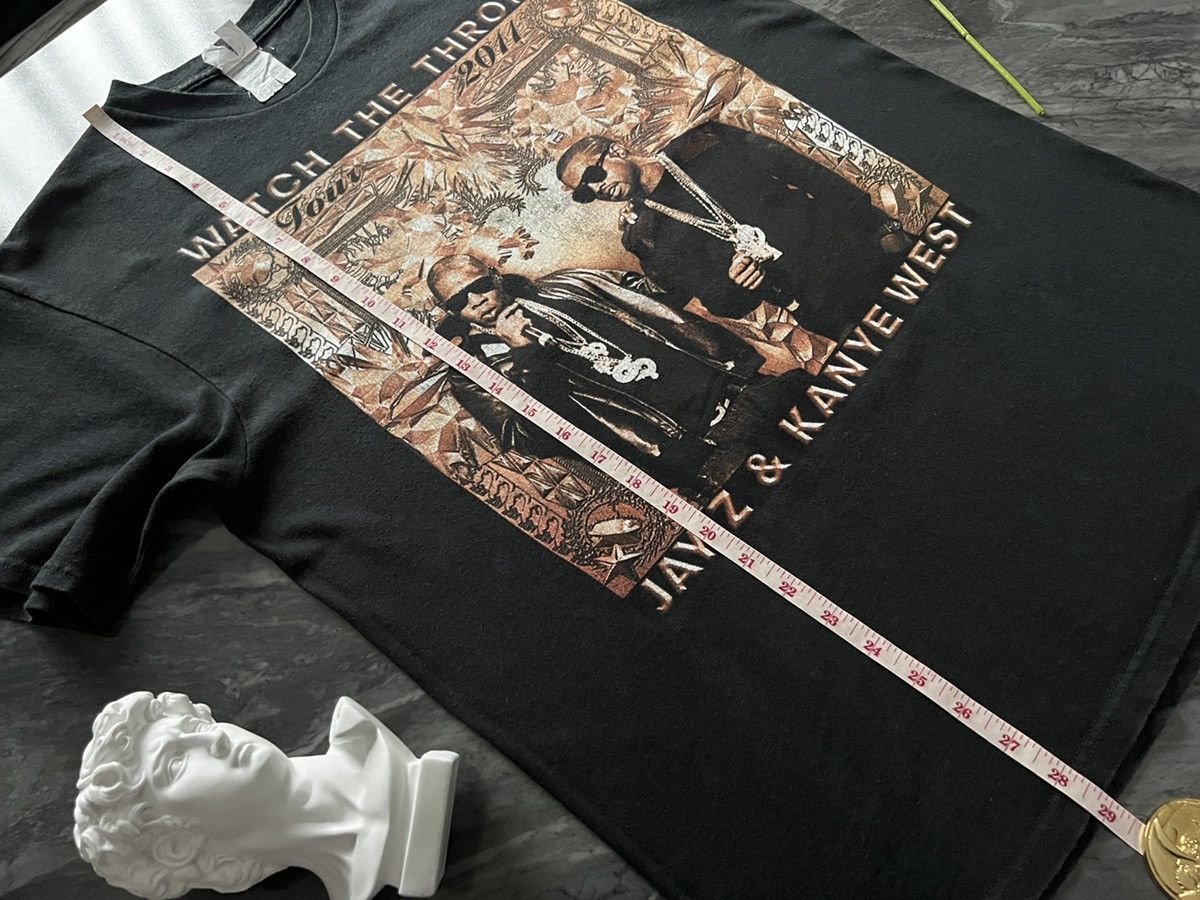 Jay-Z × Kanye West × Rap Tees Jay-Z Kanye West : Watch The Throne Tour 2011 Size US L / EU 52-54 / 3 - 10 Thumbnail