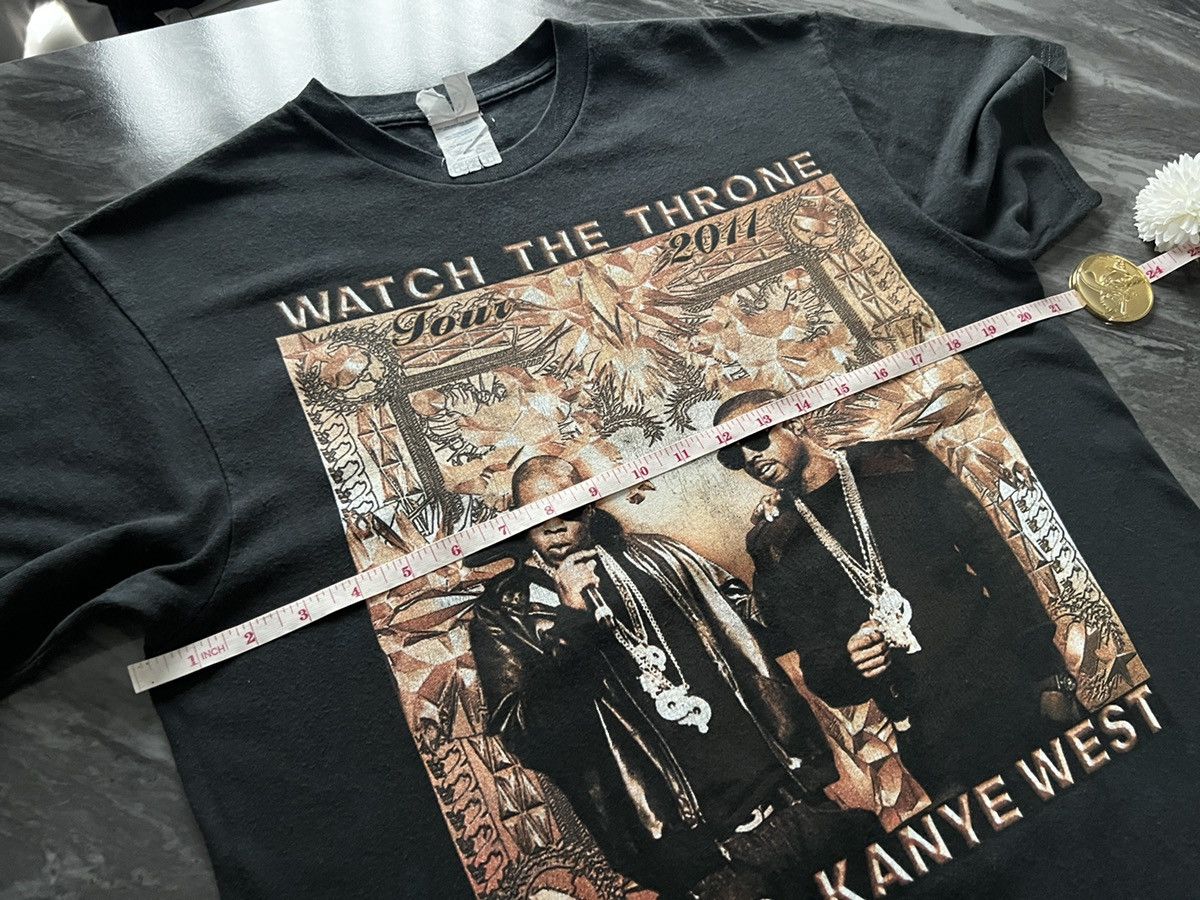 Jay-Z × Kanye West × Rap Tees Jay-Z Kanye West : Watch The Throne Tour 2011 Size US L / EU 52-54 / 3 - 9 Thumbnail