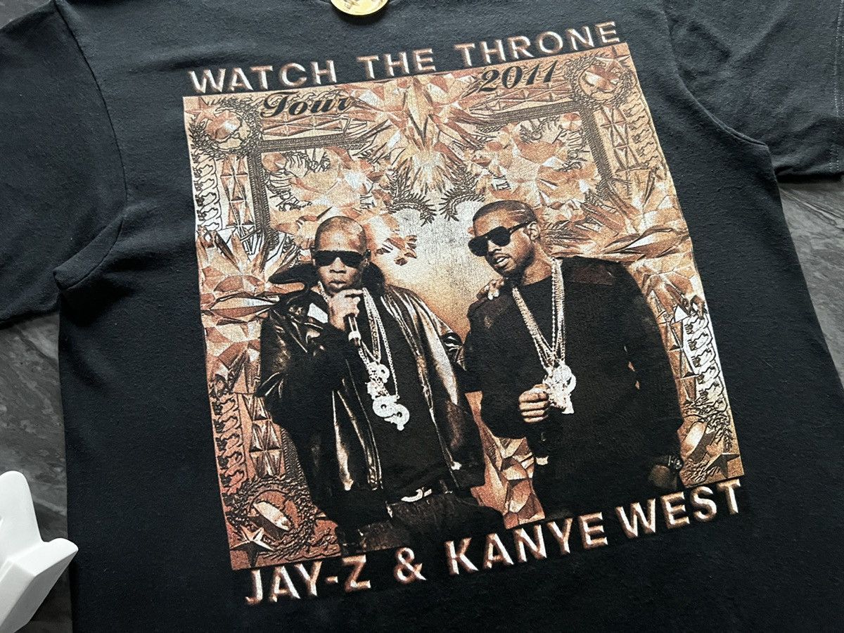 Jay-Z × Kanye West × Rap Tees Jay-Z Kanye West : Watch The Throne Tour 2011 Size US L / EU 52-54 / 3 - 4 Thumbnail