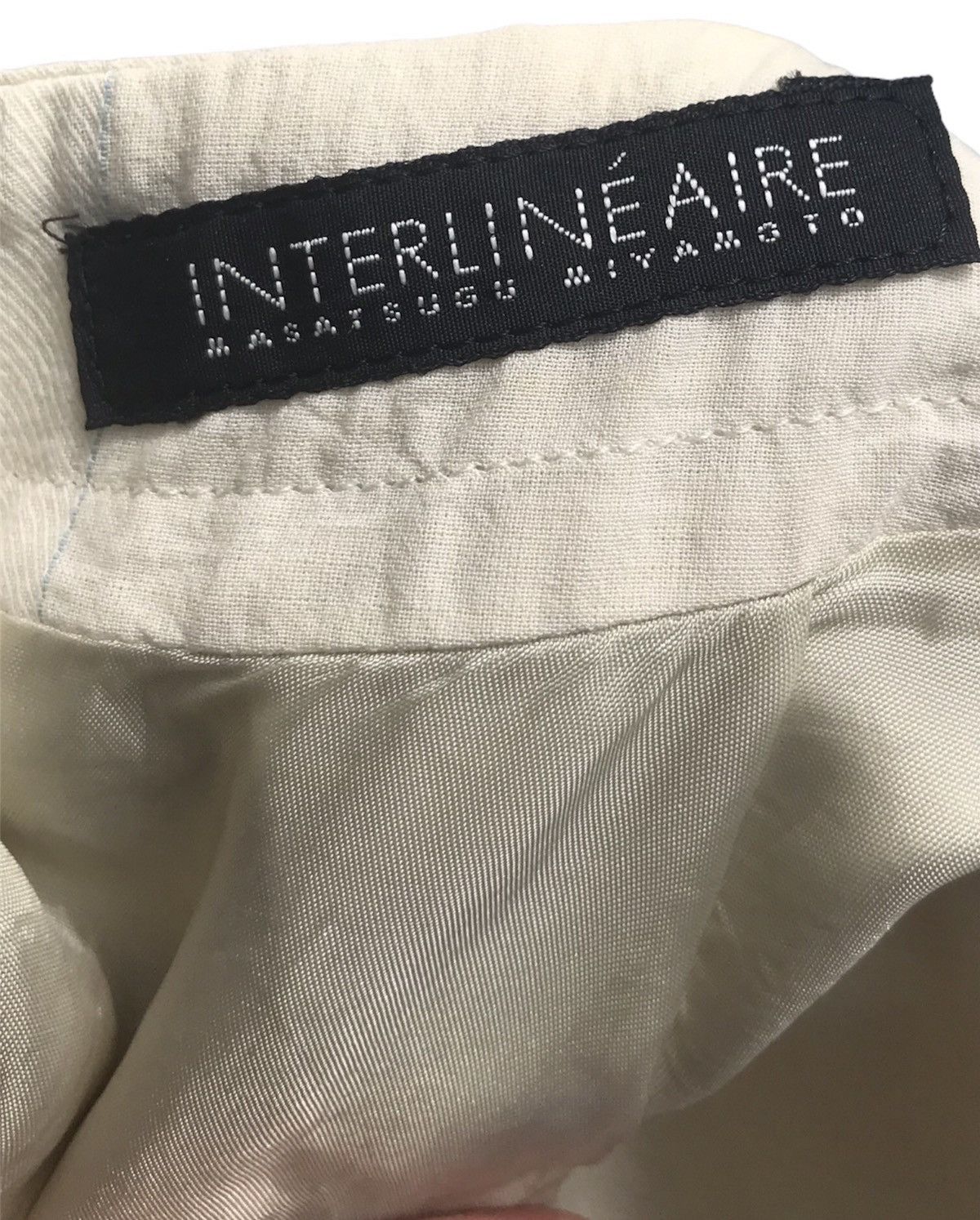 Designer Interlineaire Masatsugu Miyamoto Skirt Size 26" / US 2 / IT 38 - 7 Thumbnail