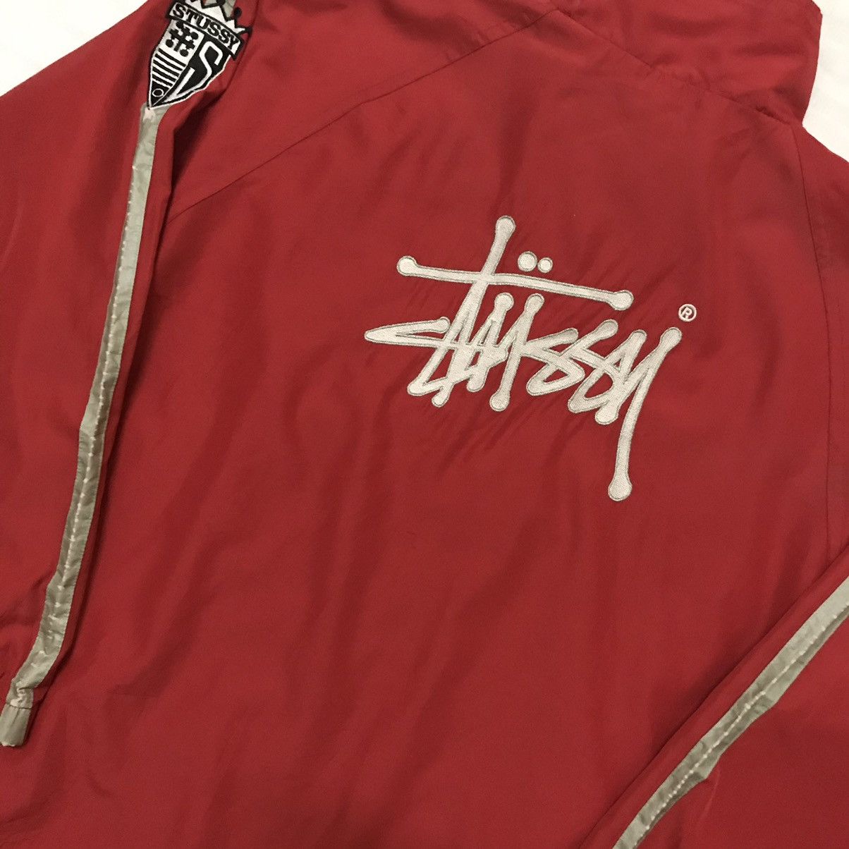 Stussy 90s Stussy Sport Embroidered Logo Windbreaker Jacket Size US L / EU 52-54 / 3 - 6 Thumbnail