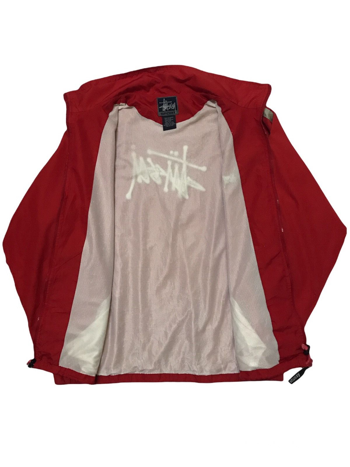 Stussy 90s Stussy Sport Embroidered Logo Windbreaker Jacket Size US L / EU 52-54 / 3 - 4 Thumbnail