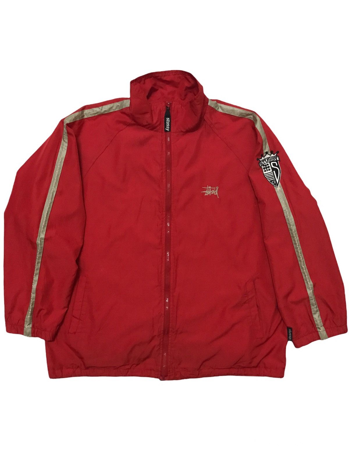 Stussy 90s Stussy Sport Embroidered Logo Windbreaker Jacket Size US L / EU 52-54 / 3 - 2 Thumbnail