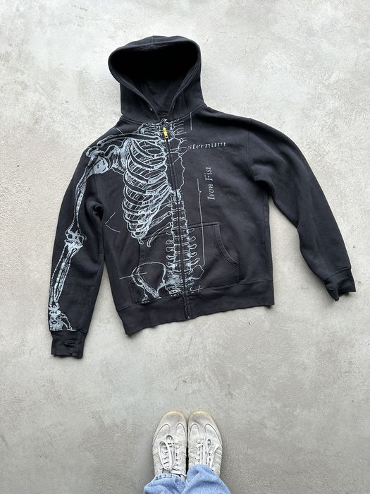 Iron fist skeleton on sale hoodie