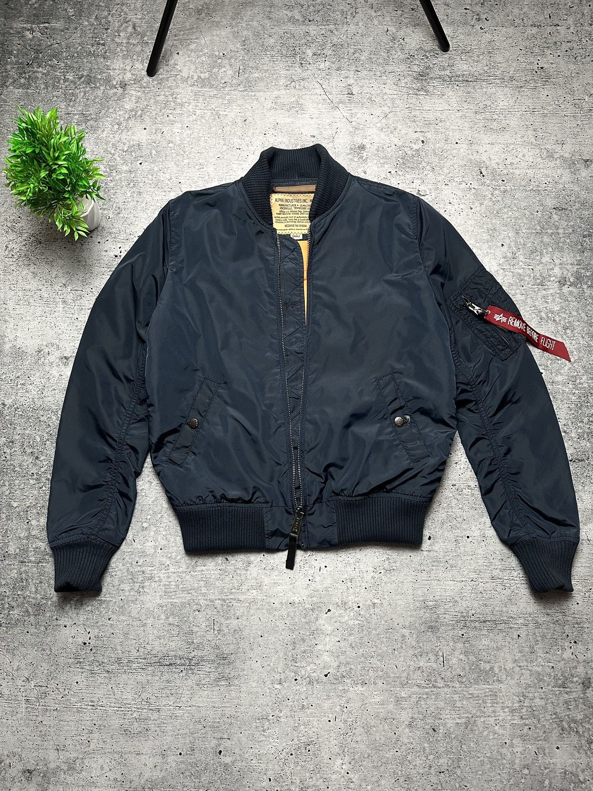 Alpha Industries × Vintage Vintage Alpha Flyer’s Industries MA-1 Bomber ...