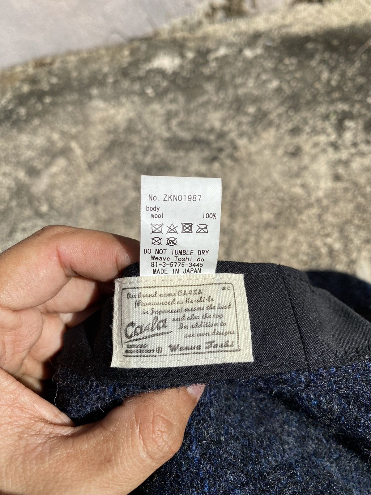 CA4LA × Japanese Brand Ca4la Wool Checkered Hat “Made in JAPAN 🇯🇵” Size ONE SIZE - 7 Thumbnail