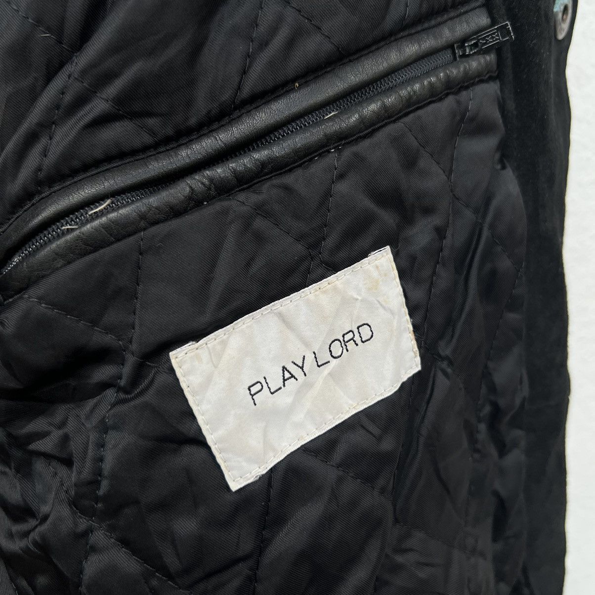 Vintage VINTAGE VARSITY JACKET LEATHER INDEPENDENT BORN PLAYLORD Size US L / EU 52-54 / 3 - 11 Thumbnail