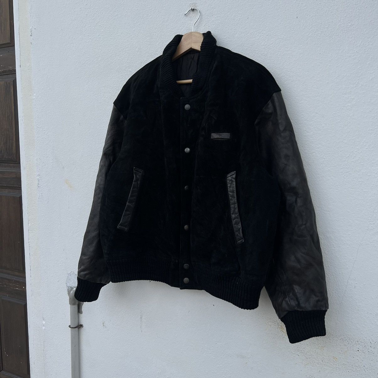 Vintage VINTAGE VARSITY JACKET LEATHER INDEPENDENT BORN PLAYLORD Size US L / EU 52-54 / 3 - 3 Thumbnail
