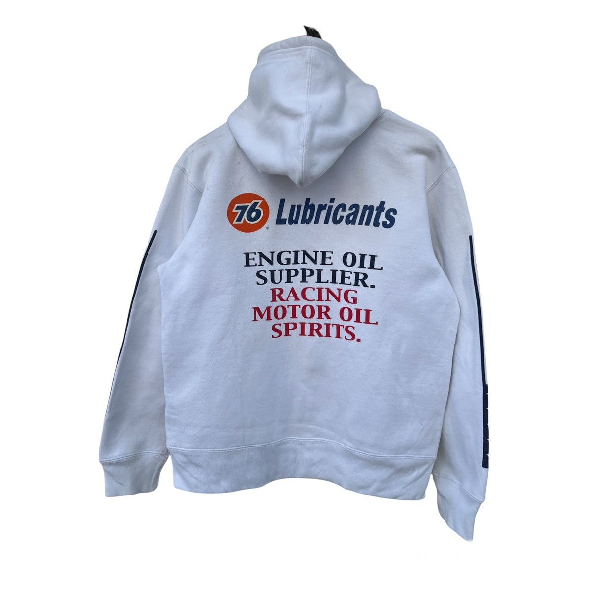 Japanese Brand VINTAGE 76 LUBRICANT HOODIE SWEATER BIG LOGO Size US M / EU 48-50 / 2 - 1 Thumbnail