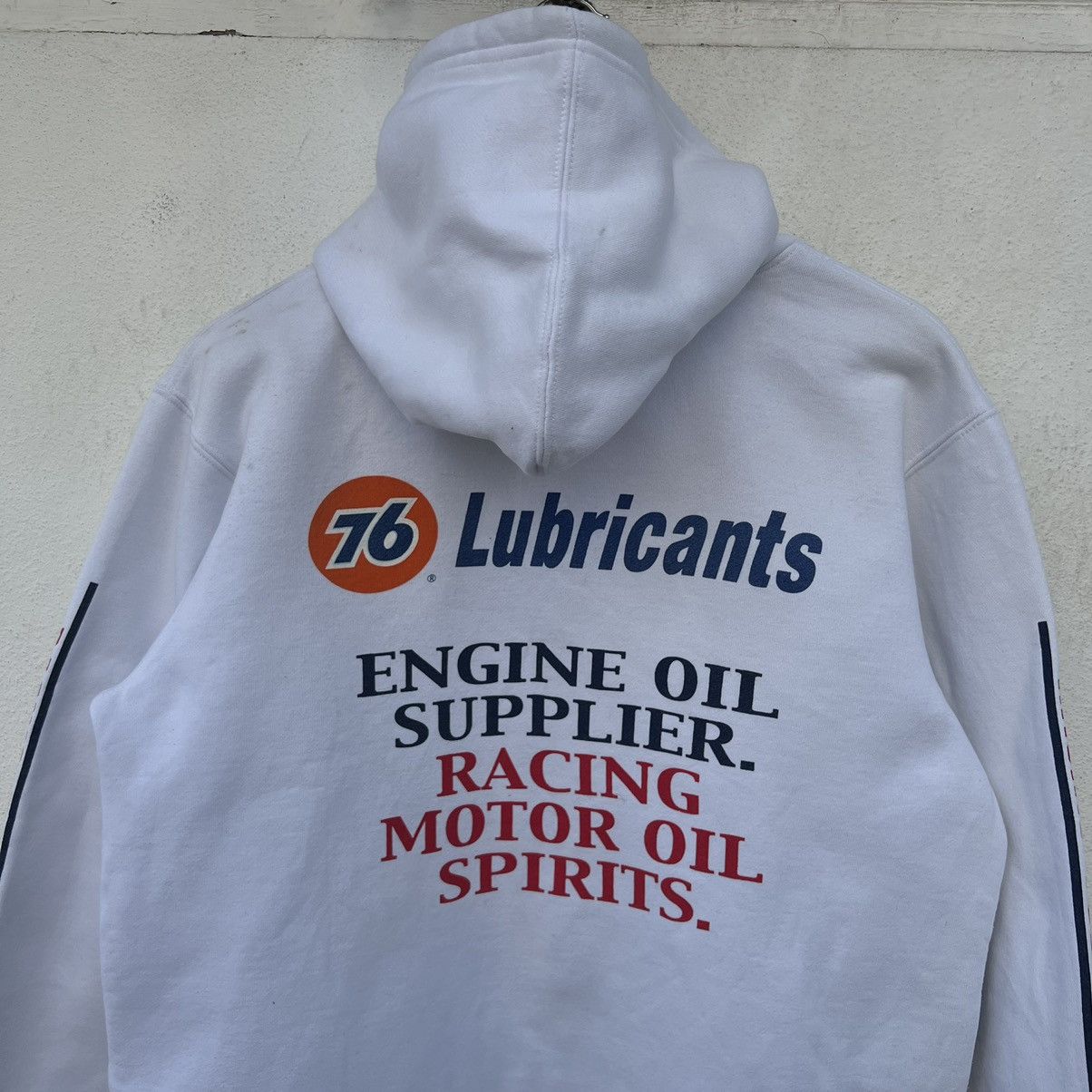 Japanese Brand VINTAGE 76 LUBRICANT HOODIE SWEATER BIG LOGO Size US M / EU 48-50 / 2 - 9 Thumbnail
