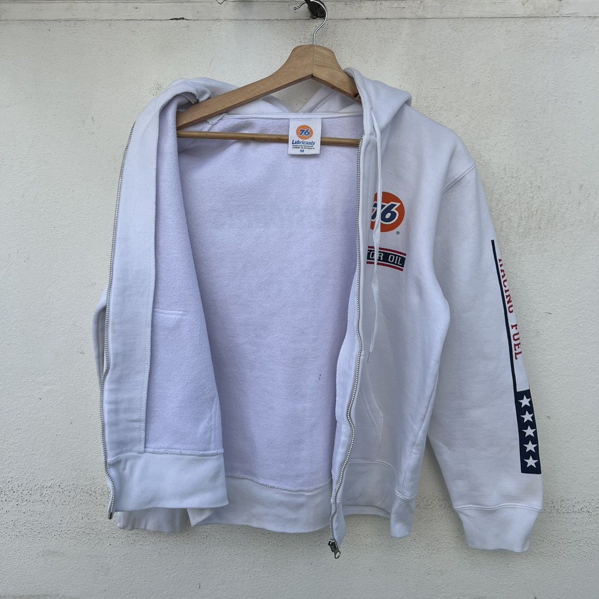 Japanese Brand VINTAGE 76 LUBRICANT HOODIE SWEATER BIG LOGO Size US M / EU 48-50 / 2 - 11 Thumbnail