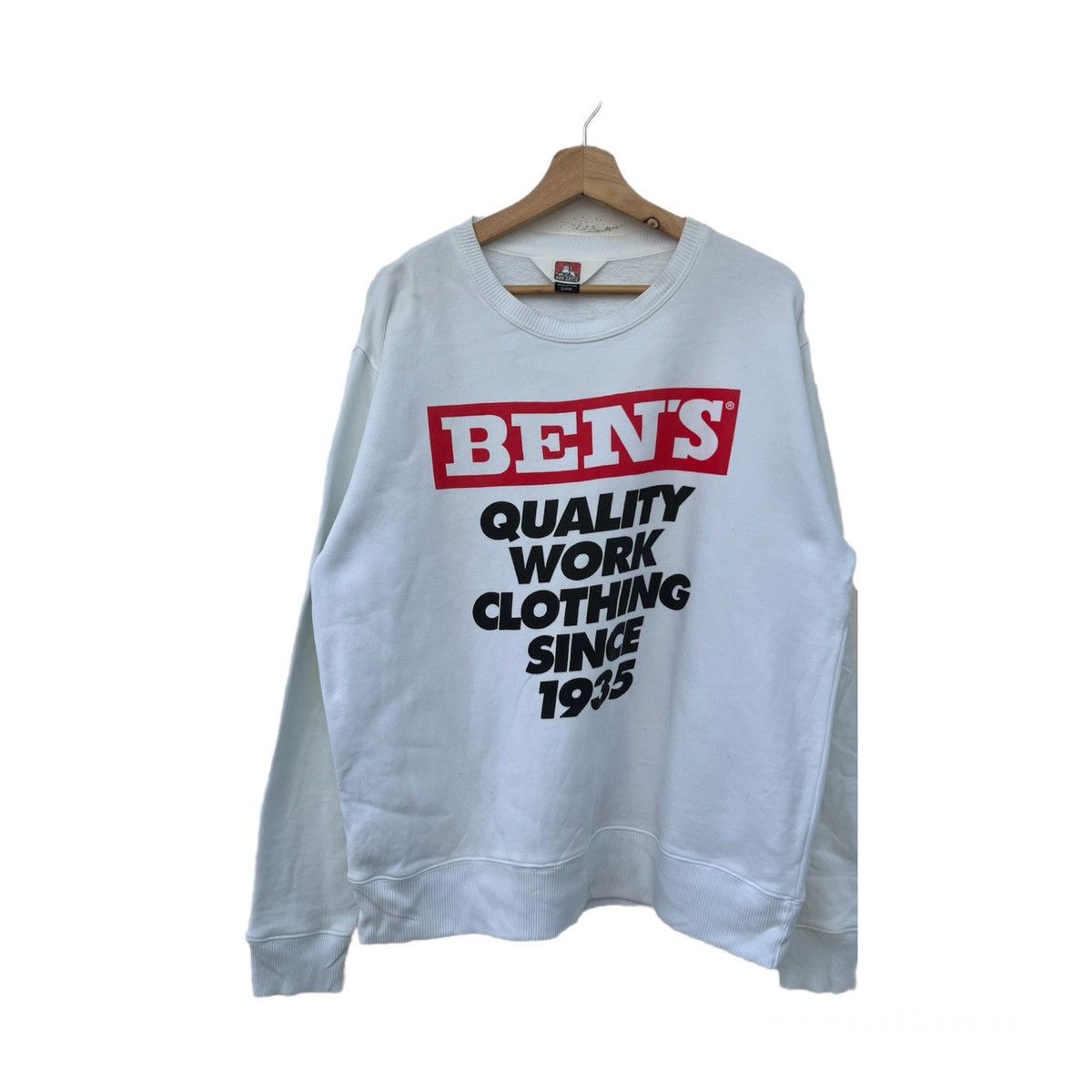 VINTAGE BEN DAVIS BIG LOGO SWEATSHIRT