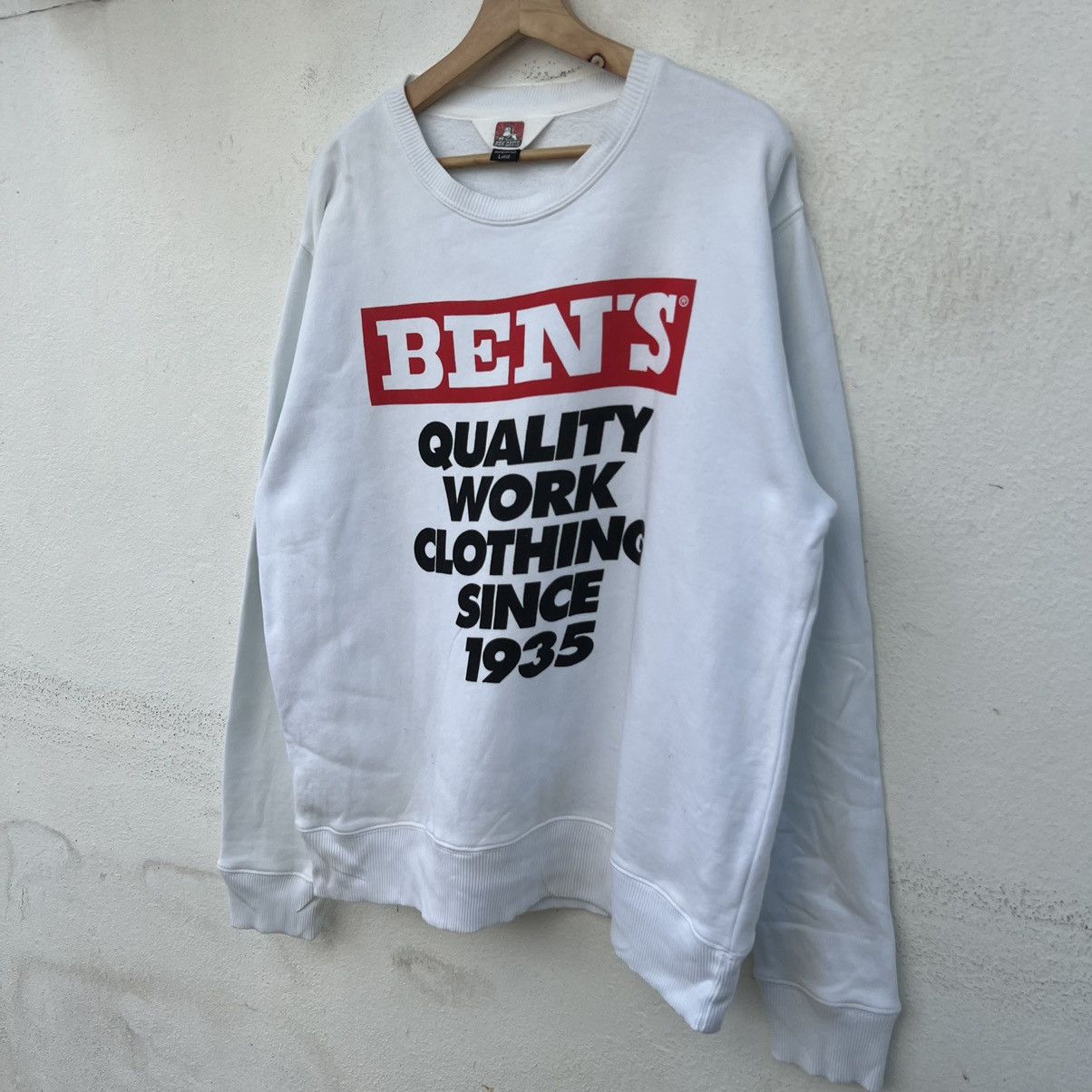 Ben Davis VINTAGE BEN DAVIS BIG LOGO SWEATSHIRT Size US L / EU 52-54 / 3 - 2 Thumbnail
