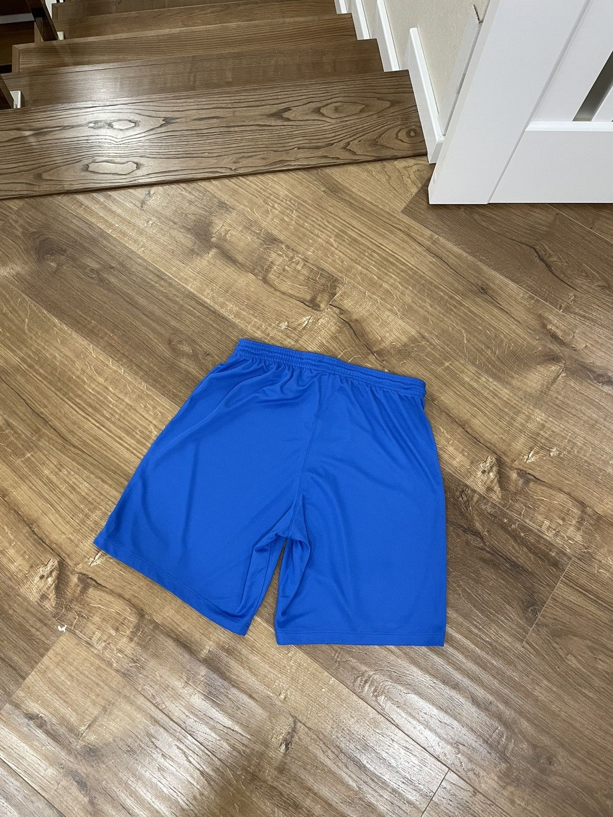 Nike × Vintage Vintage Nike Y2K Swoosh Logo Drill Shorts Size M Size US 32 / EU 48 - 9 Thumbnail