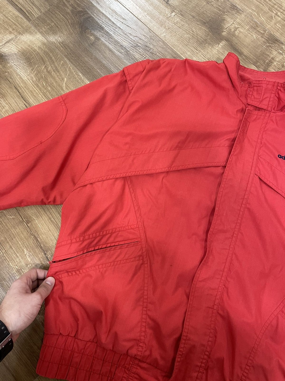 Adidas × Vintage Vintage Red 90’s Tracking Suit Pants Sweatshirt Size L Size US L / EU 52-54 / 3 - 2 Thumbnail