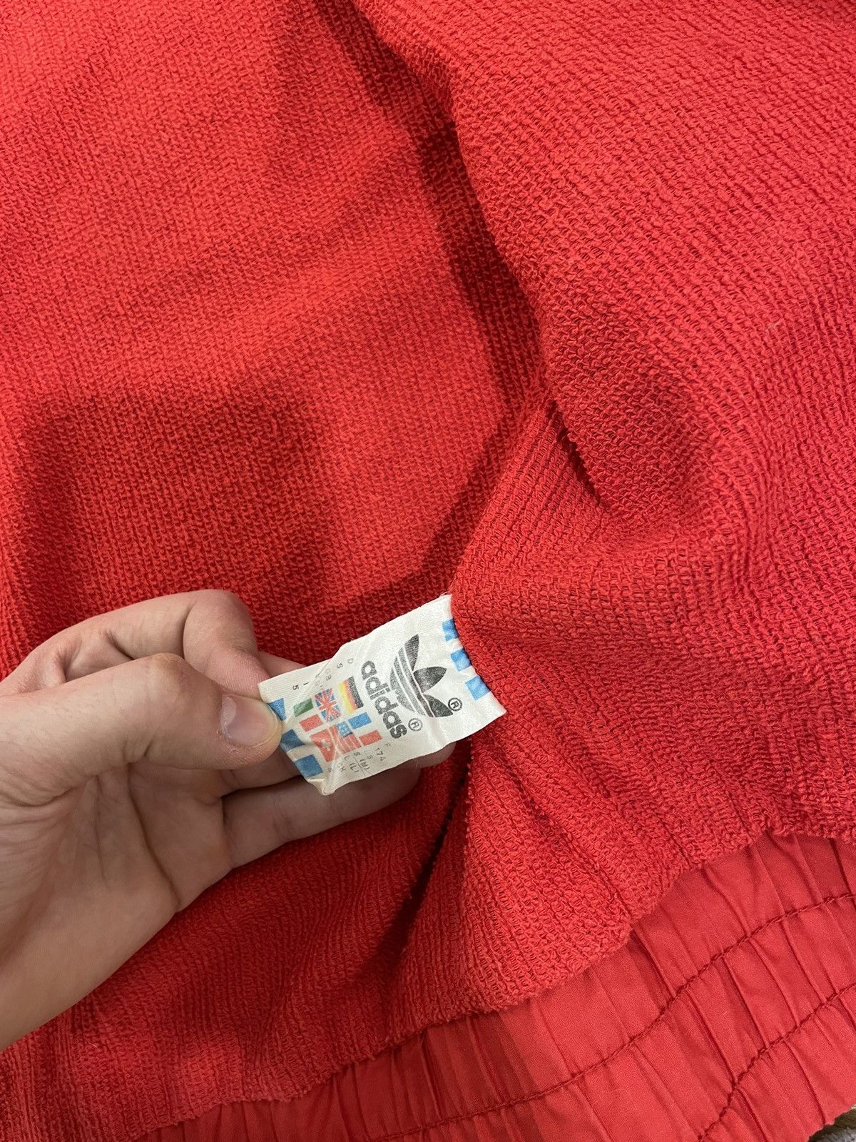 Adidas × Vintage Vintage Red 90’s Tracking Suit Pants Sweatshirt Size L Size US L / EU 52-54 / 3 - 5 Thumbnail
