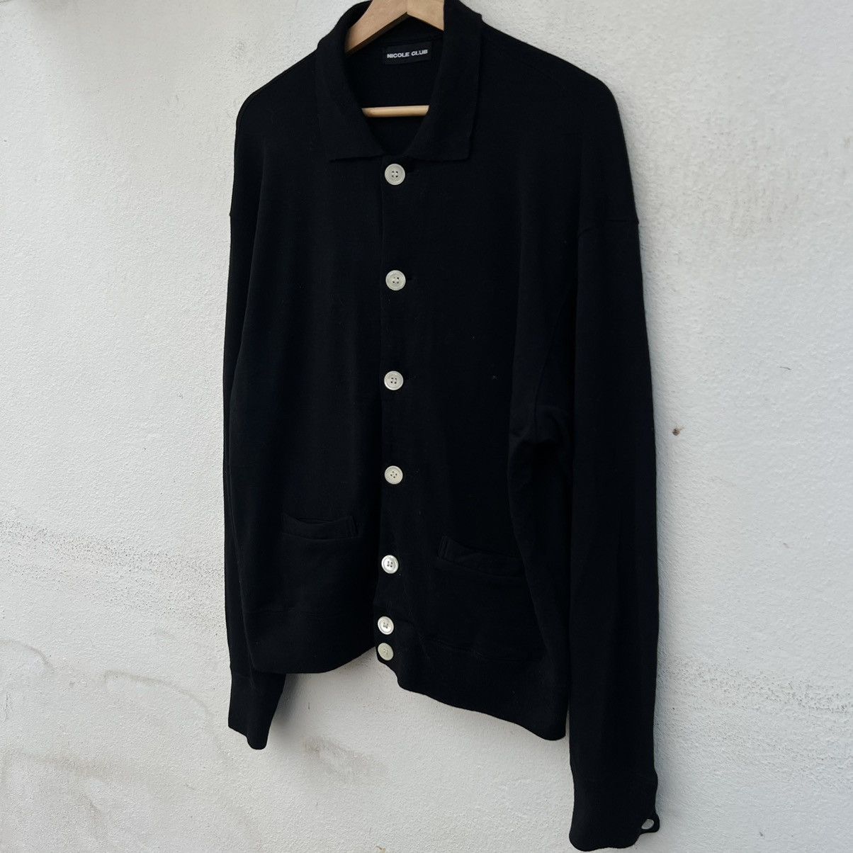 Japanese Brand RARE PLAIN LIGHT CARDIGAN NICOLE CLUB JAPAN Size US M / EU 48-50 / 2 - 2 Thumbnail
