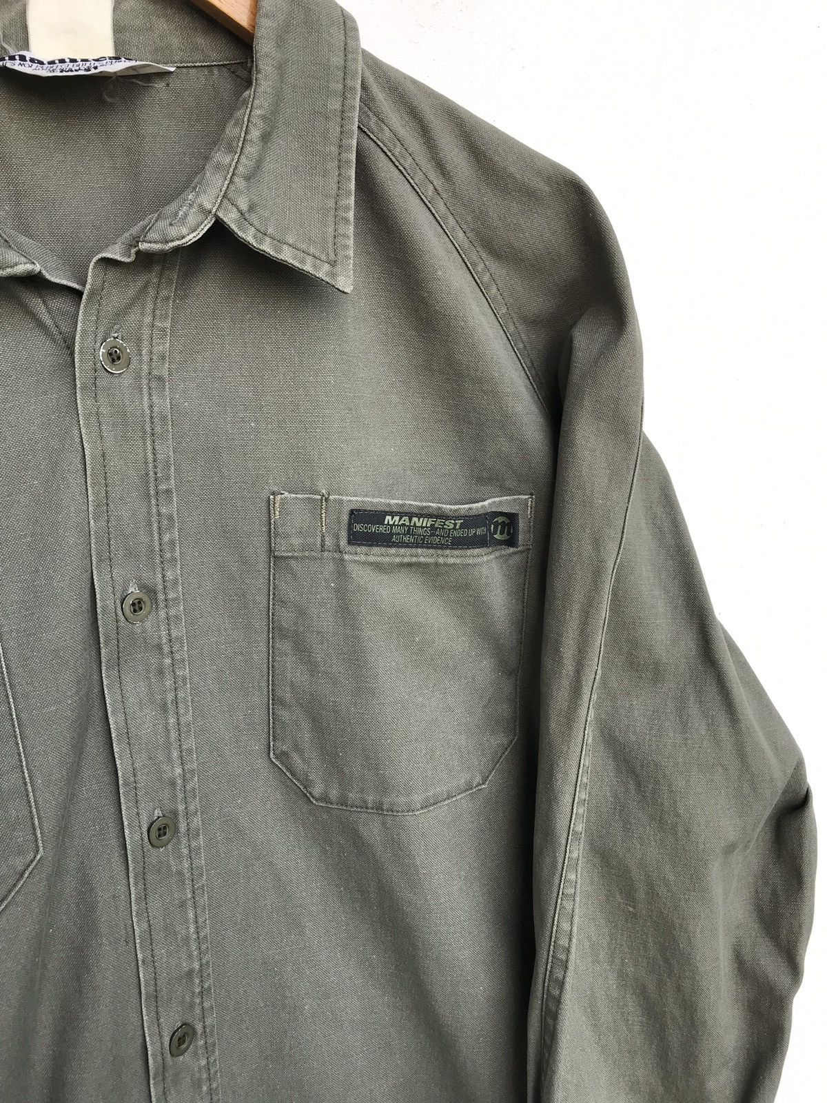 Japanese Brand Japanese Brand Manifest Button Ups Army Military Style Shirt Size US L / EU 52-54 / 3 - 3 Thumbnail