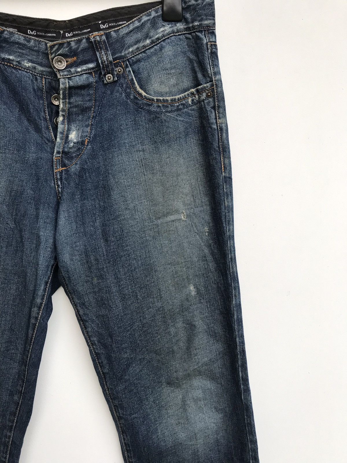 Dolce & Gabbana Dolce & Gabbana D&G Italy Distressed Denim Pants Size US 34 / EU 50 - 5 Thumbnail
