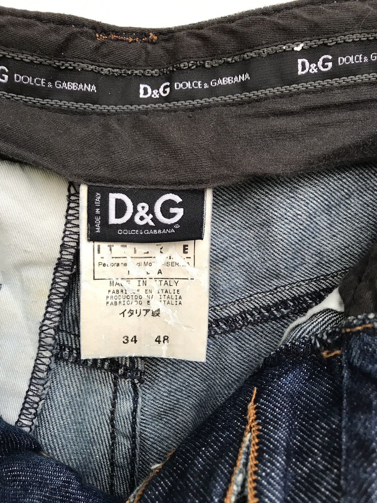 Dolce & Gabbana Dolce & Gabbana D&G Italy Distressed Denim Pants Size US 34 / EU 50 - 3 Thumbnail