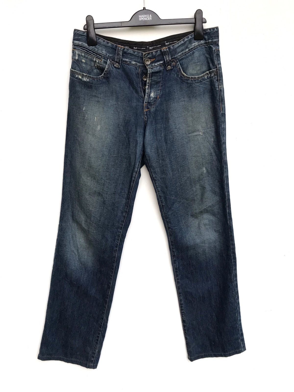 Dolce & Gabbana Dolce & Gabbana D&G Italy Distressed Denim Pants Size US 34 / EU 50 - 2 Thumbnail