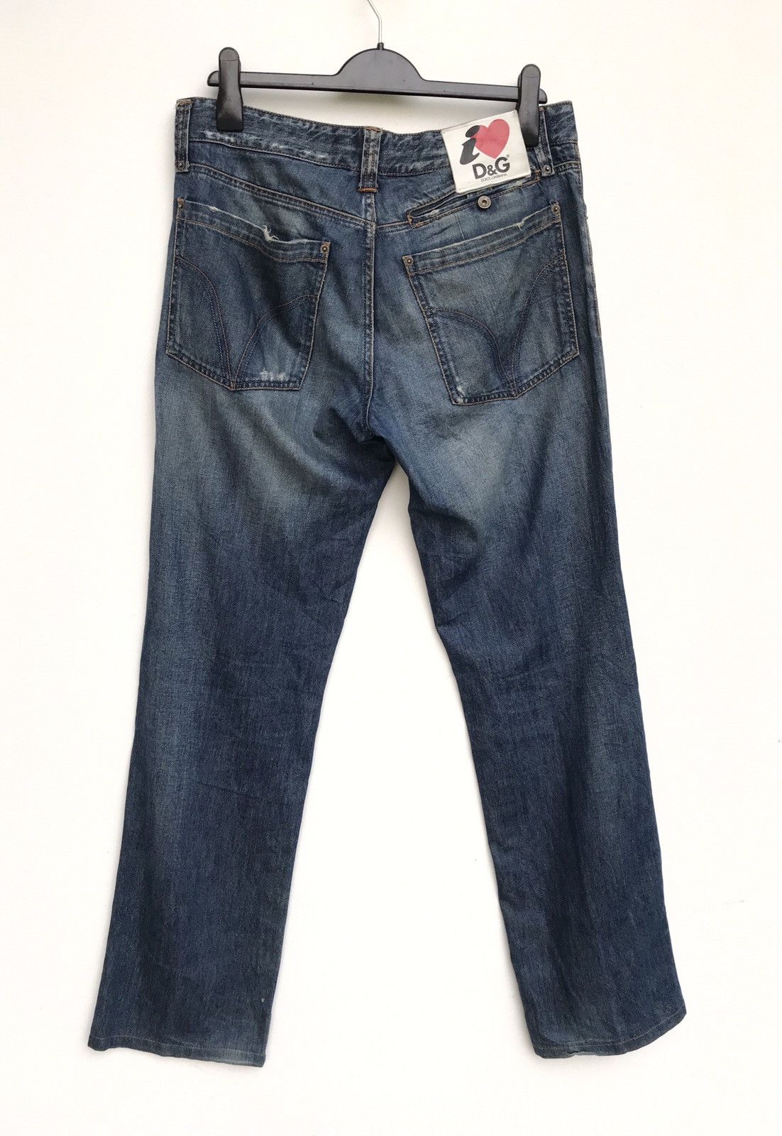 Dolce & Gabbana Dolce & Gabbana D&G Italy Distressed Denim Pants Size US 34 / EU 50 - 1 Thumbnail