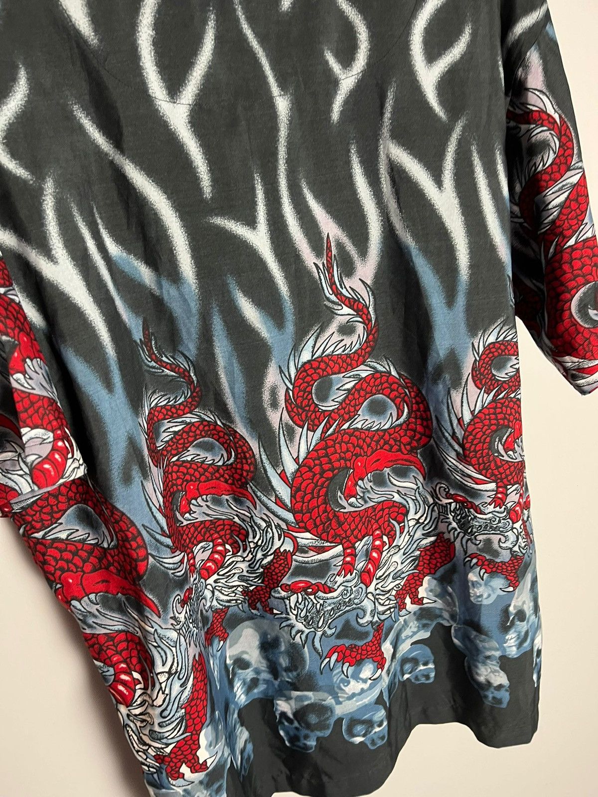 Other Vintage y2k dragon shirt japanese Size US XL / EU 56 / 4 - 4 Thumbnail