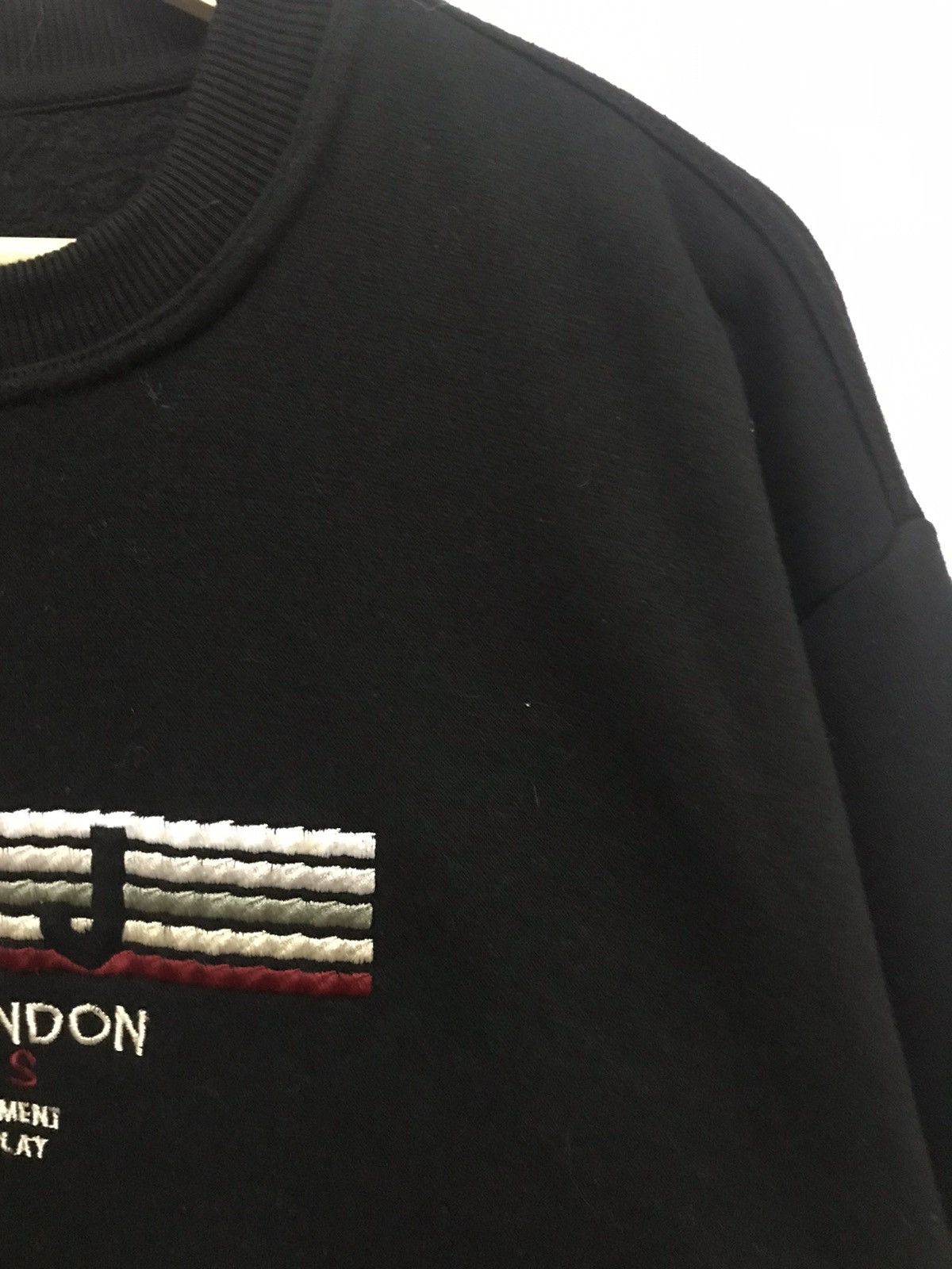 Japanese Brand Vintage Michiko Koshino London Sweatshirt Big Logo Size US L / EU 52-54 / 3 - 3 Thumbnail