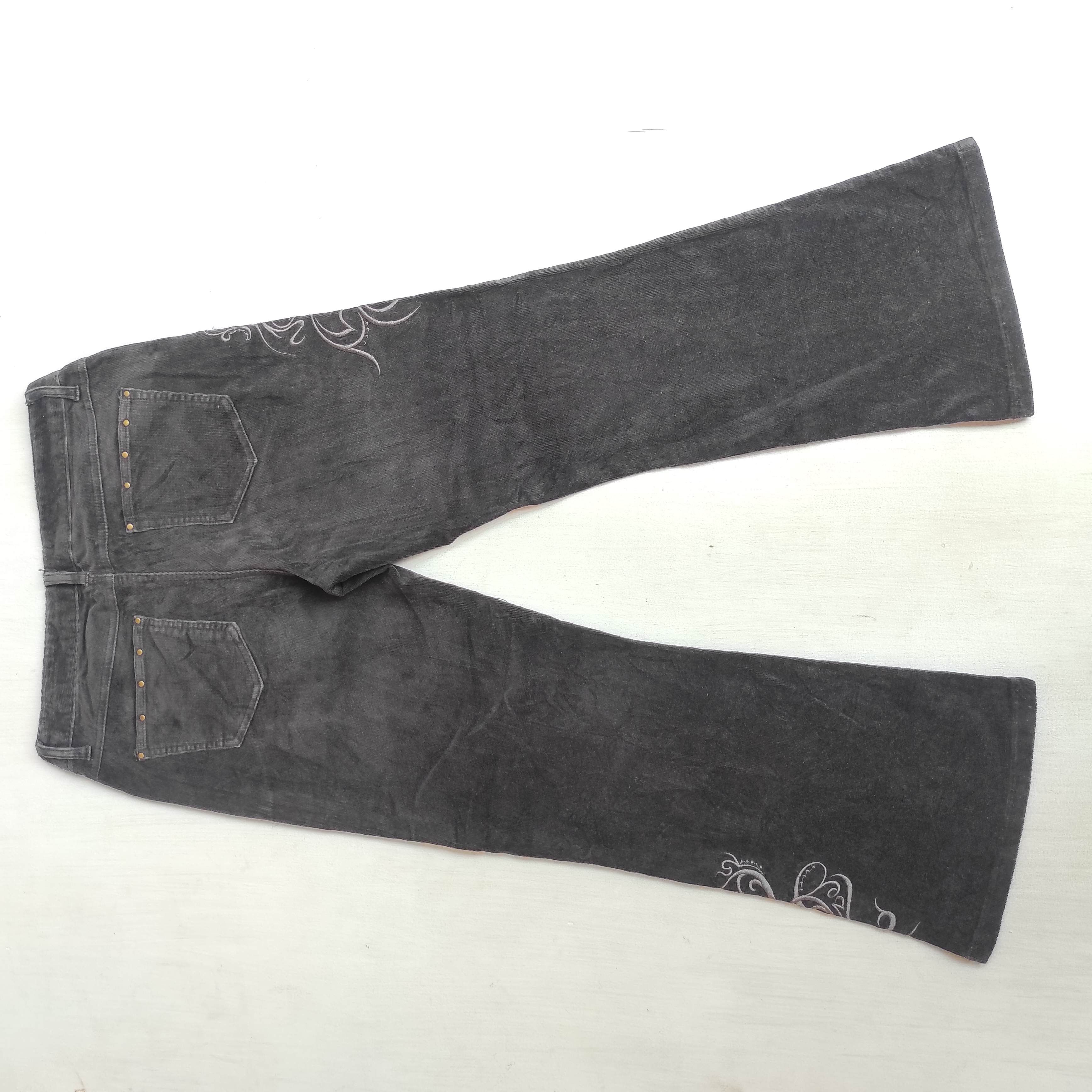 Hysteric Glamour Flare Pants Embroidered low rise bootcut corduroy Size US 30 / EU 46 - 14 Thumbnail