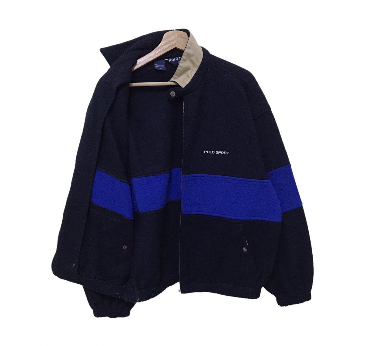 Polo Ralph Lauren Vintage Polo Sport Ralph Lauren Fleece Bomber Jacket Size US L / EU 52-54 / 3 - 2 Thumbnail