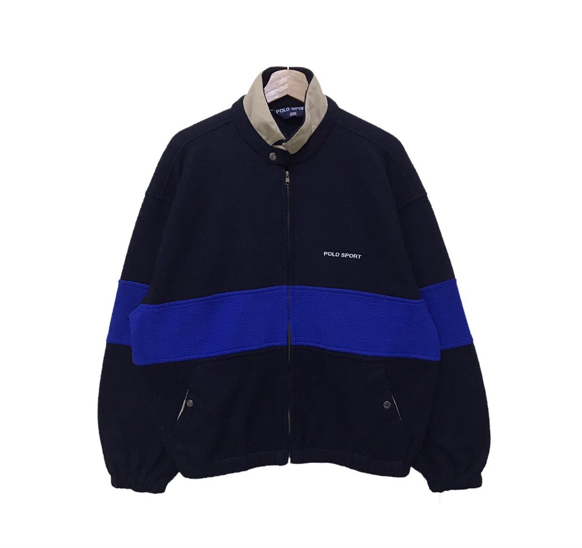 Polo Ralph Lauren Vintage Polo Sport Ralph Lauren Fleece Bomber Jacket Size US L / EU 52-54 / 3 - 1 Thumbnail